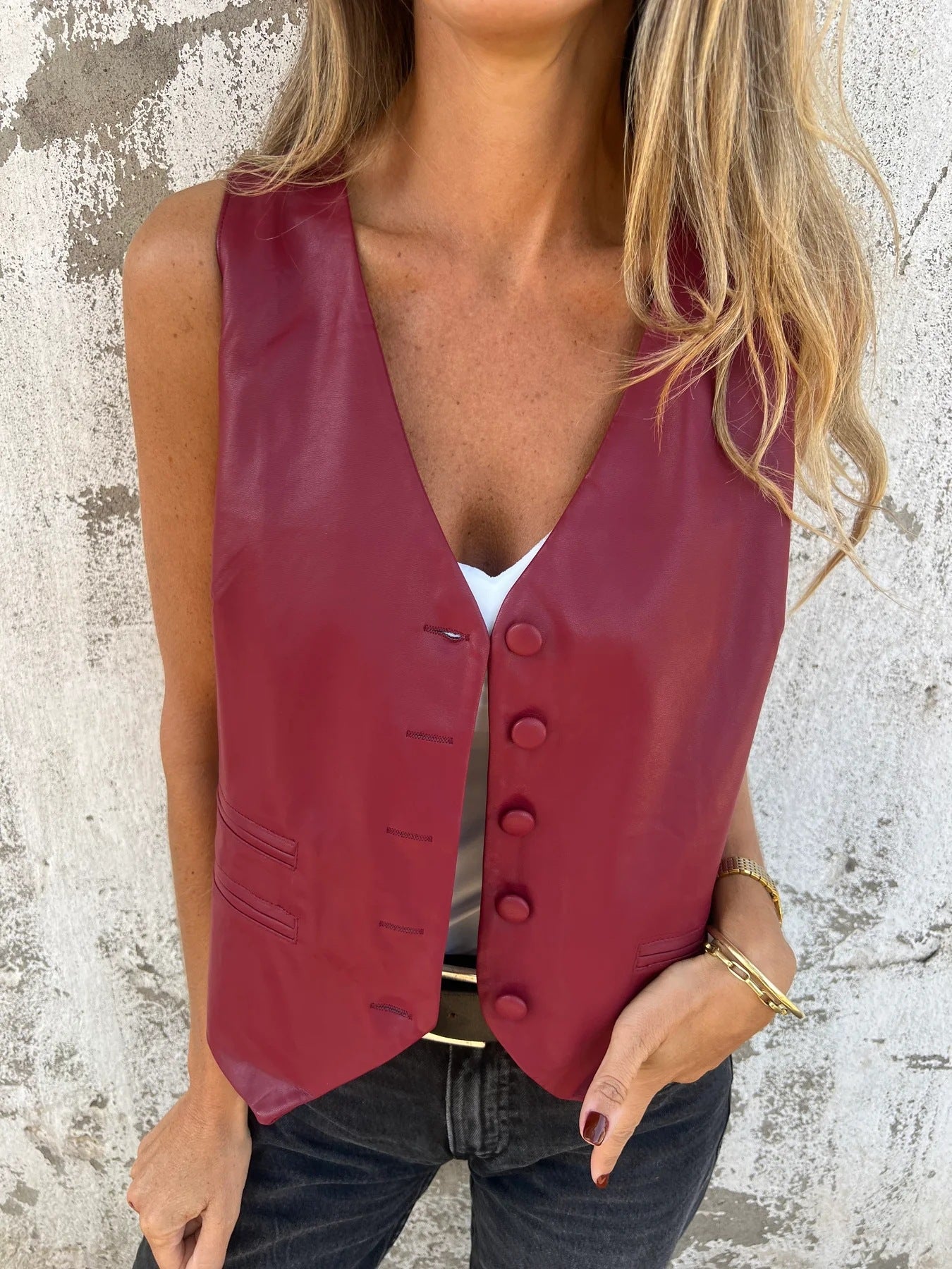 Damen elegante stylish Weste WW