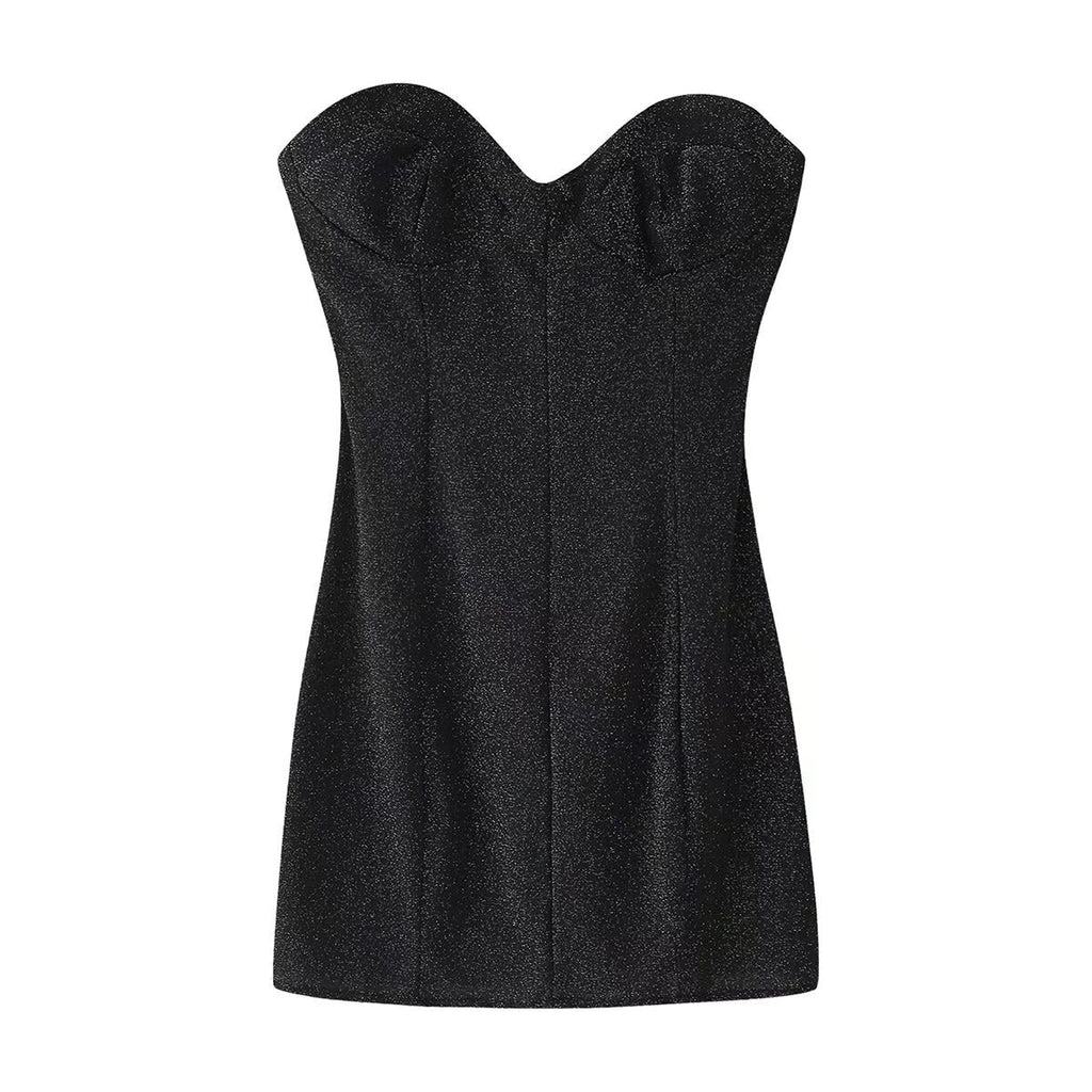 Damen Abendkleid mit schmalem Schnitt und elegantem Herz-Ausschnitt WW