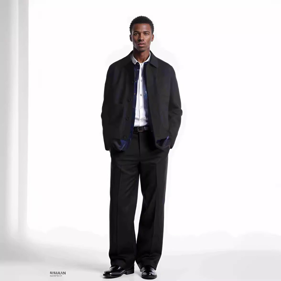 Herren leichte Utility-Jacke mit funktionalen Taschen und modernem Schnitt WW