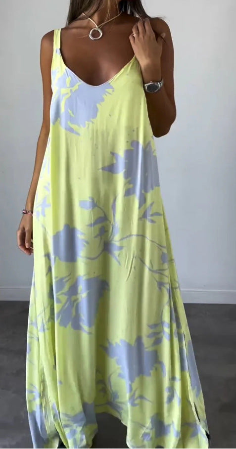 Damen Maxi-Kleid mit floralem Print WW