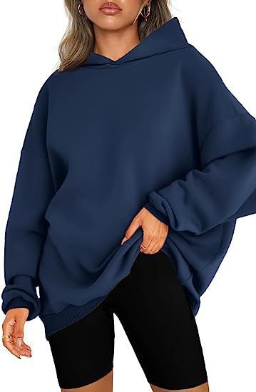Damen Oversize Hoodie mit Kapuze WW