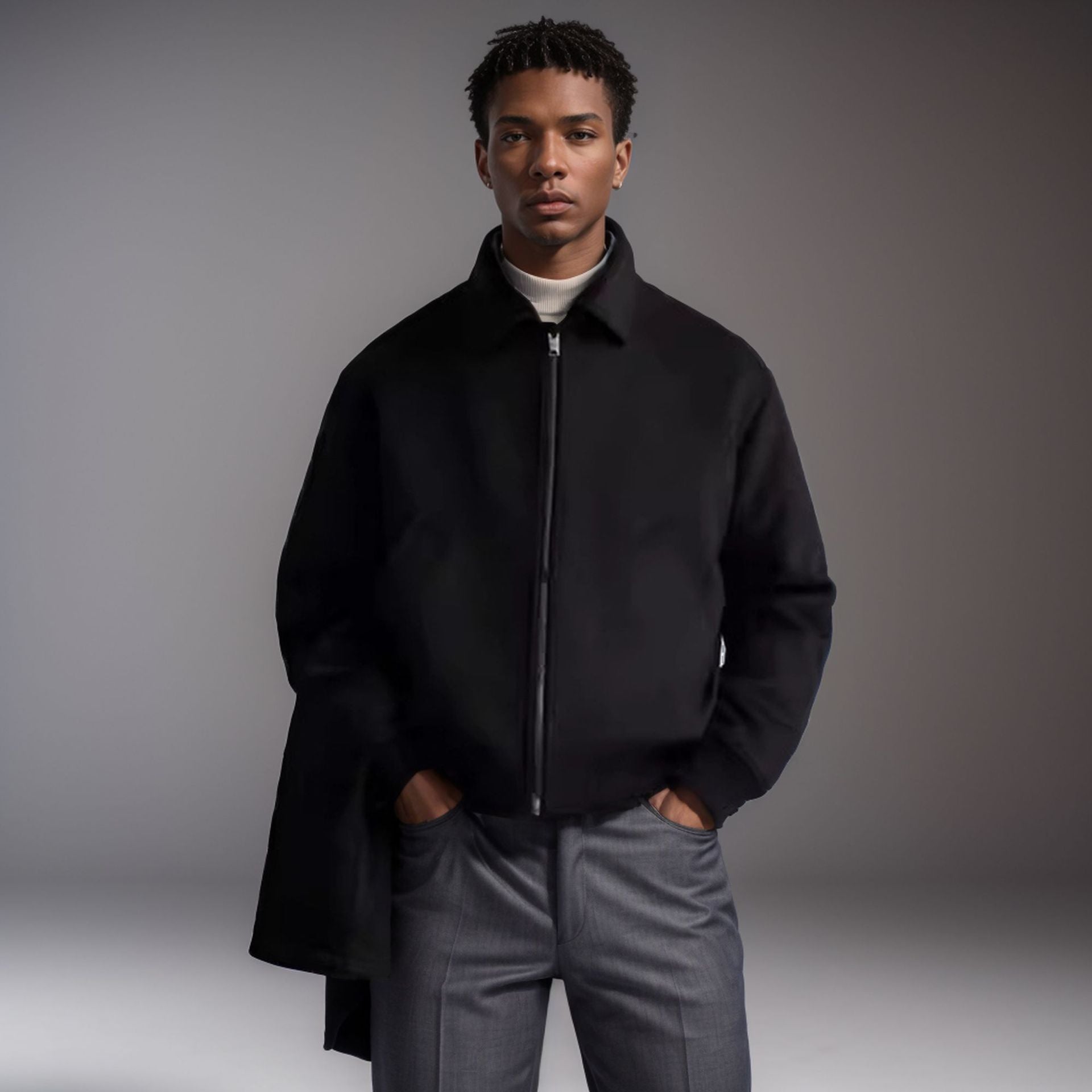 Damen modische und bequeme Jacke mit weichem Teddy-Futter WW