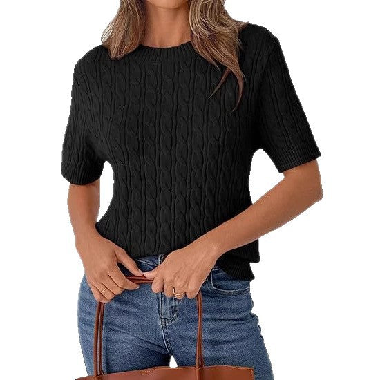 Damen Strickpullover mit Strukturmuster WW