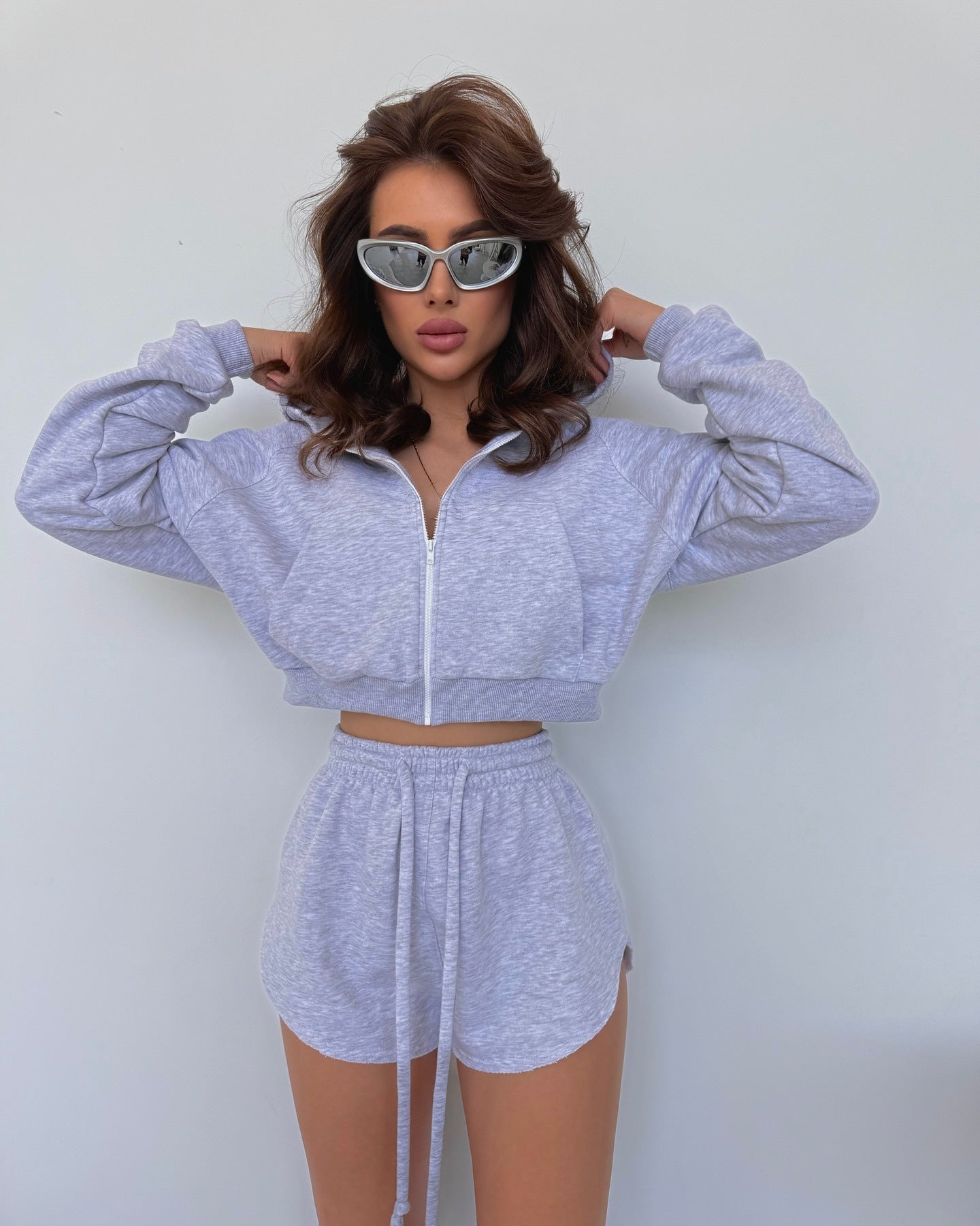 Damen Sportliches Zweiteiliges Set WW