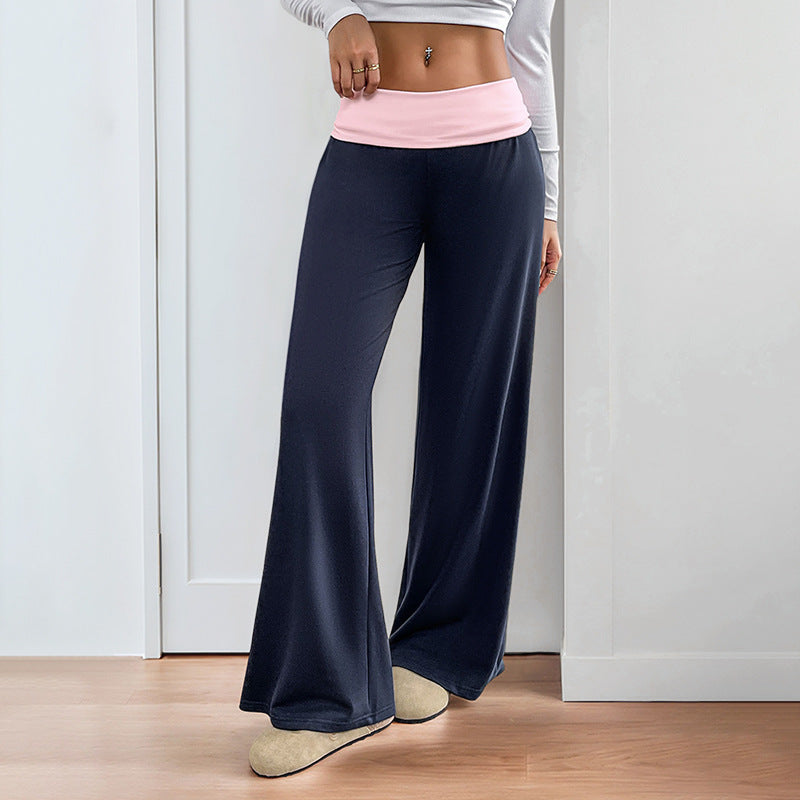 Damen Weite Sporthose mit elastischem Bund und gemütlichem Schnitt WW
