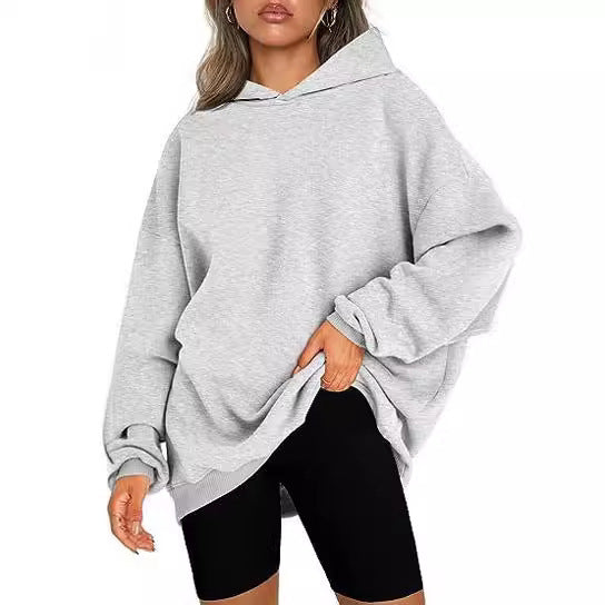 Damen Oversize Hoodie mit Kapuze WW