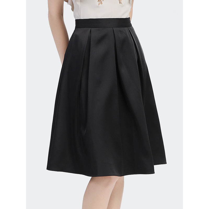 Damen A-Linie Midi Rock WW