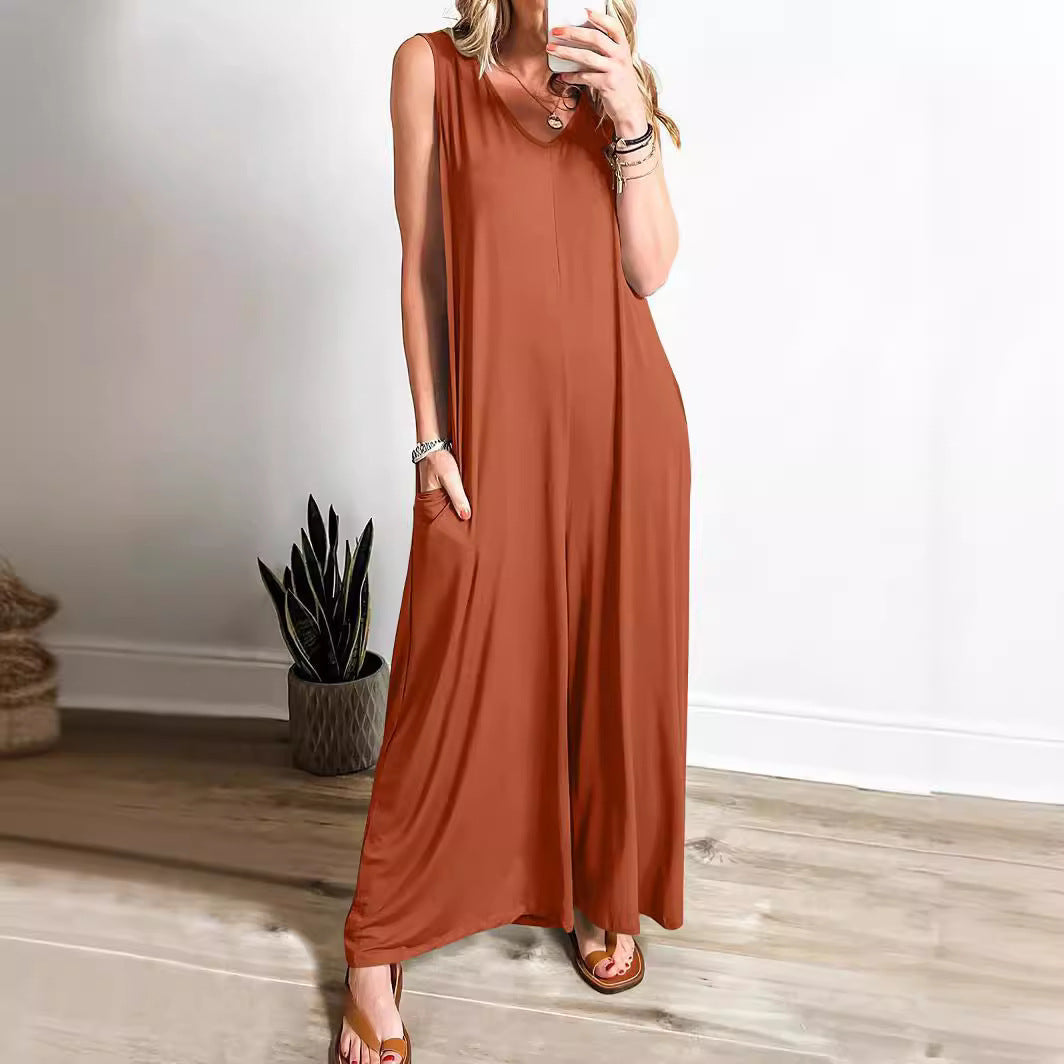 Damen Fließendes Maxi-Overall WW