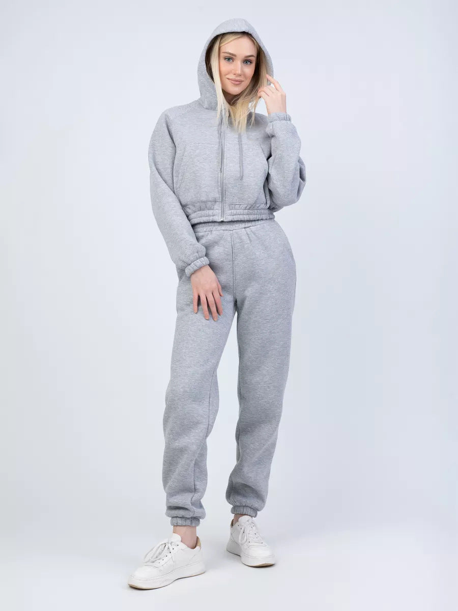 Damen lässiger Hoodie und Jogginghose-Set WW