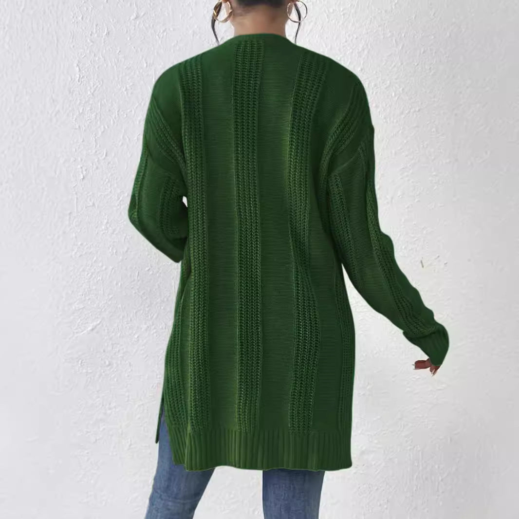 Damen Strickjacke mit Taschen WW