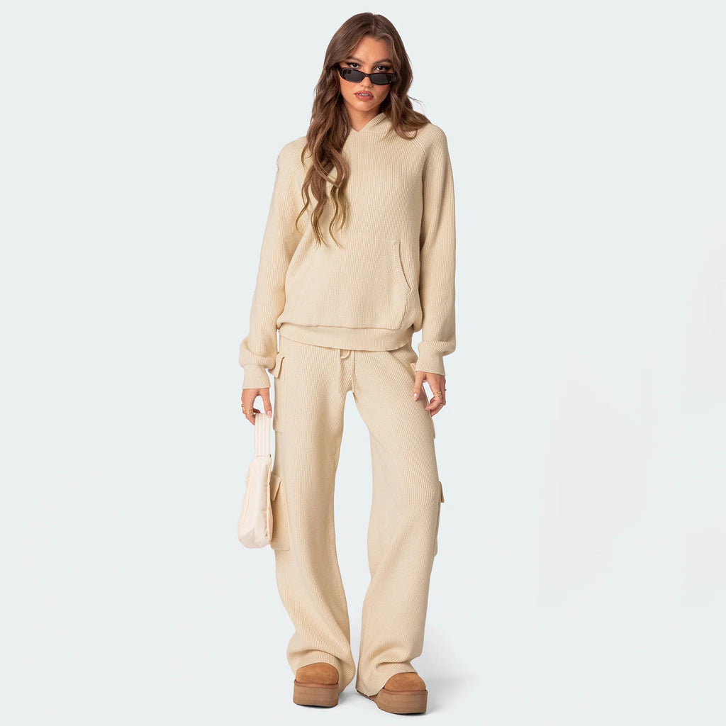 Damen Bequemer Hoodie mit Struktur WW