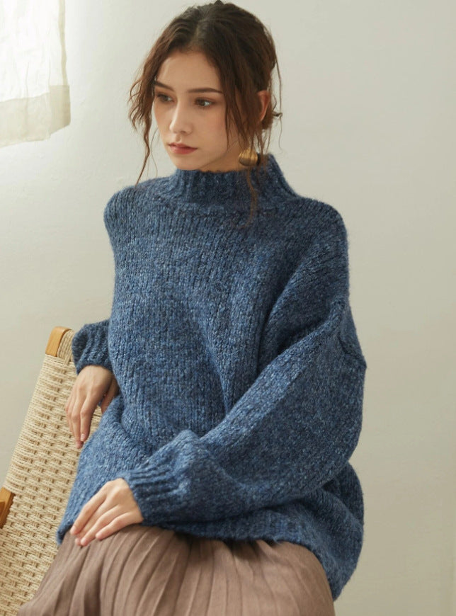 Damen Grobstrick Pullover WW