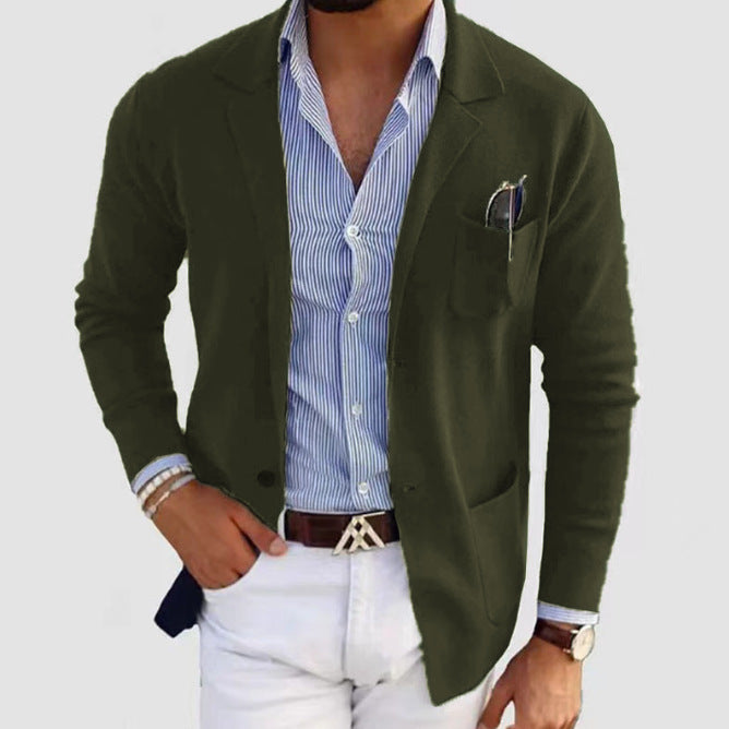 Herren elegante und bequeme Strickjacke WW