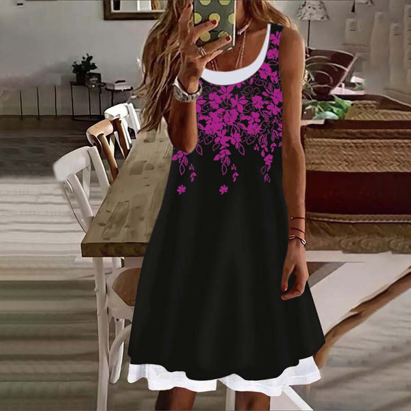 Damen Sommerliches Freizeitkleid mit floralem Detail und schwingendem Schnitt WW