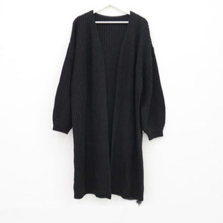 Damen Grobstrick Cardigan mit offenem Schnitt WW