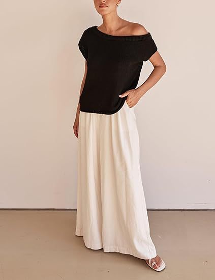 Damen Off-Shoulder Strickoberteil WW