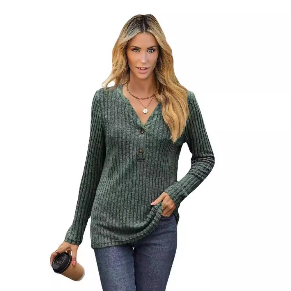 Damen lässiges Langarmshirt WW