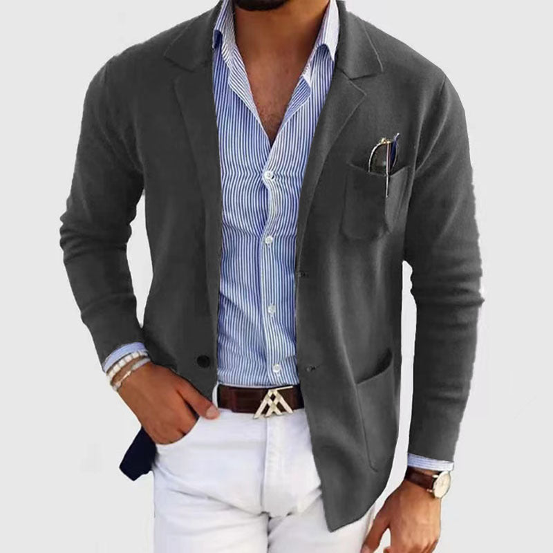 Herren elegante und bequeme Strickjacke WW