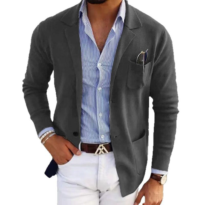 Herren elegante und bequeme Strickjacke WW