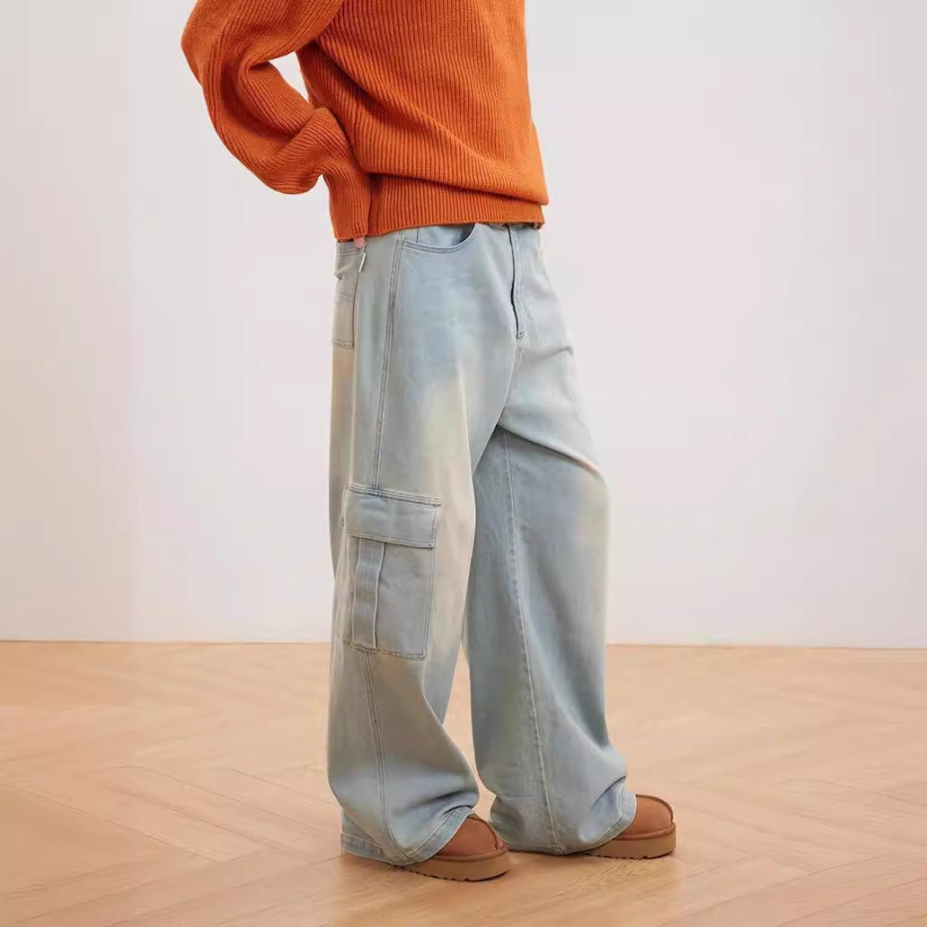 Damen gemütlicher Pullover mit hohem Kragen und Reißverschluss WW