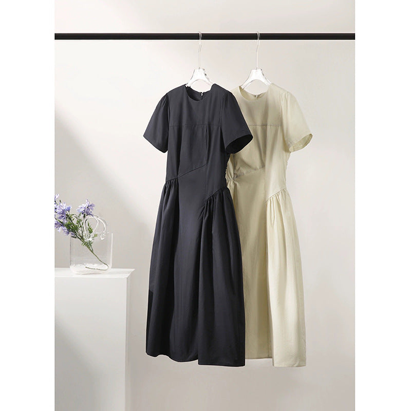 Damen A-Linie Maxikleid mit plissiertem Rock WW