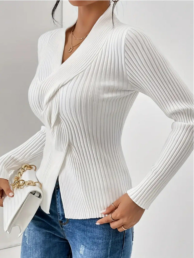 Damen eleganter Strickblazer WW
