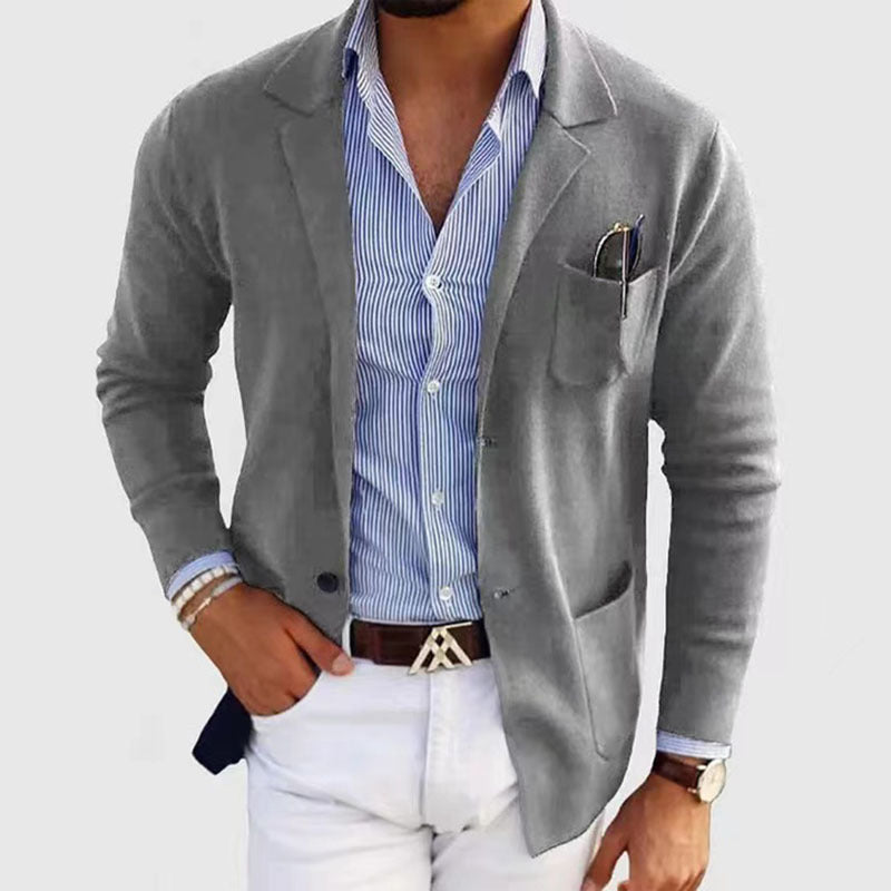 Herren elegante und bequeme Strickjacke WW