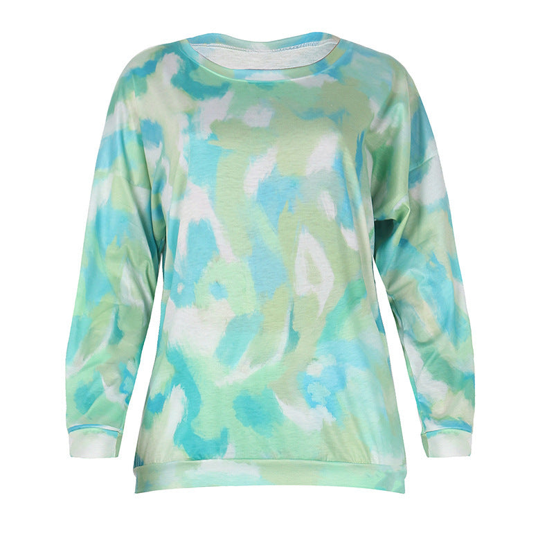 Damen Freizeit-Einteiler mit modernem Batikdesign WW