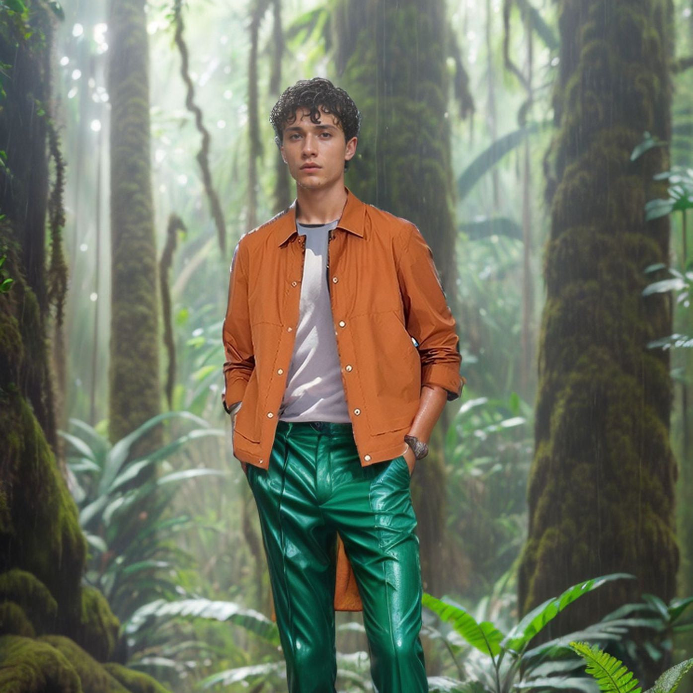 Herren multifunktionale Sommerjacke mit Druckknopfverschluss und atmungsaktiven Einsätzen WW