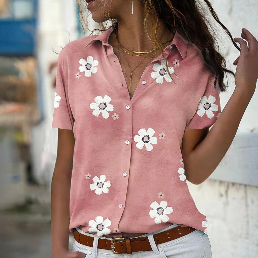 Damen Bluse mit floralem Design WW