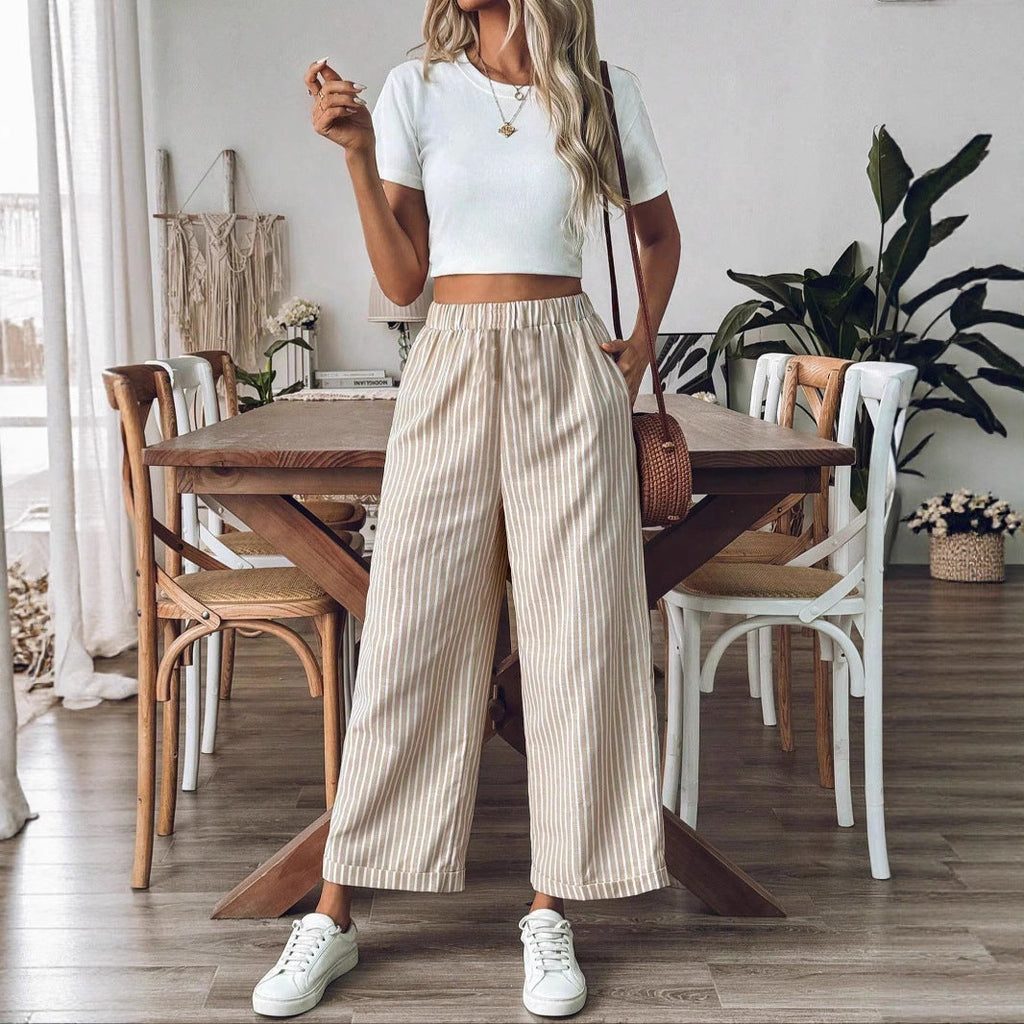 Damen weite Strickhose WW