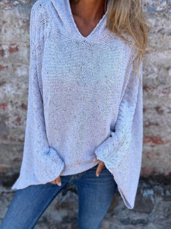 Damen Oversize Strickpullover WW