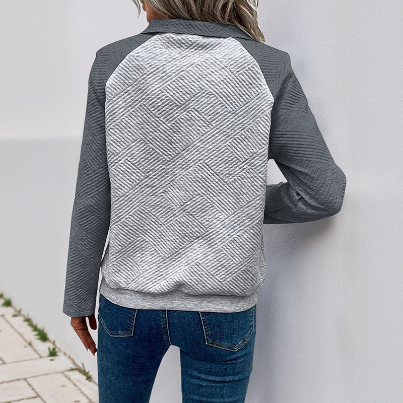 Damen Kapuzenpullover mit strukturiertem Design und praktischem Kängurutaschen-Detail WW