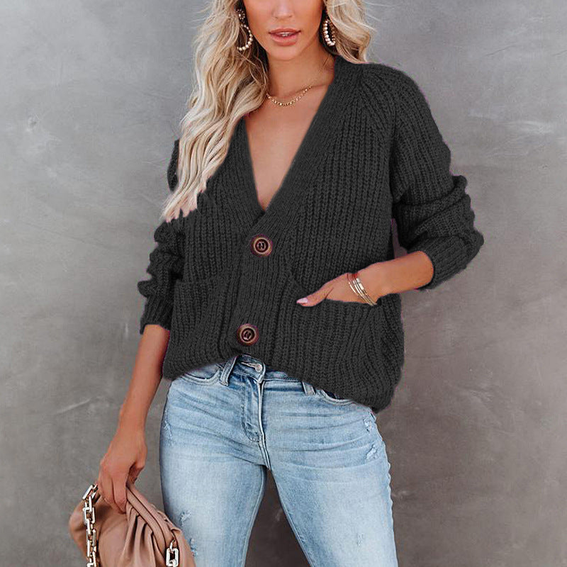 Damen Strickjacke im lässigen Schnitt mit praktischen Taschen WW