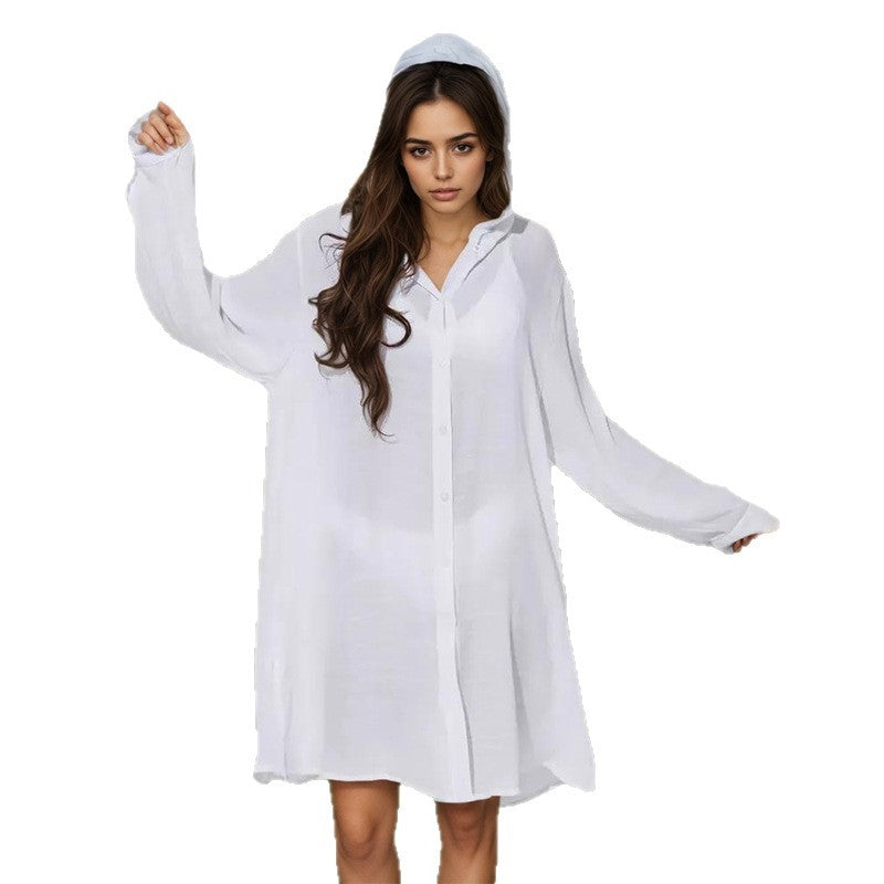 Damen Stylisches Kapuzen-Oberteil WW