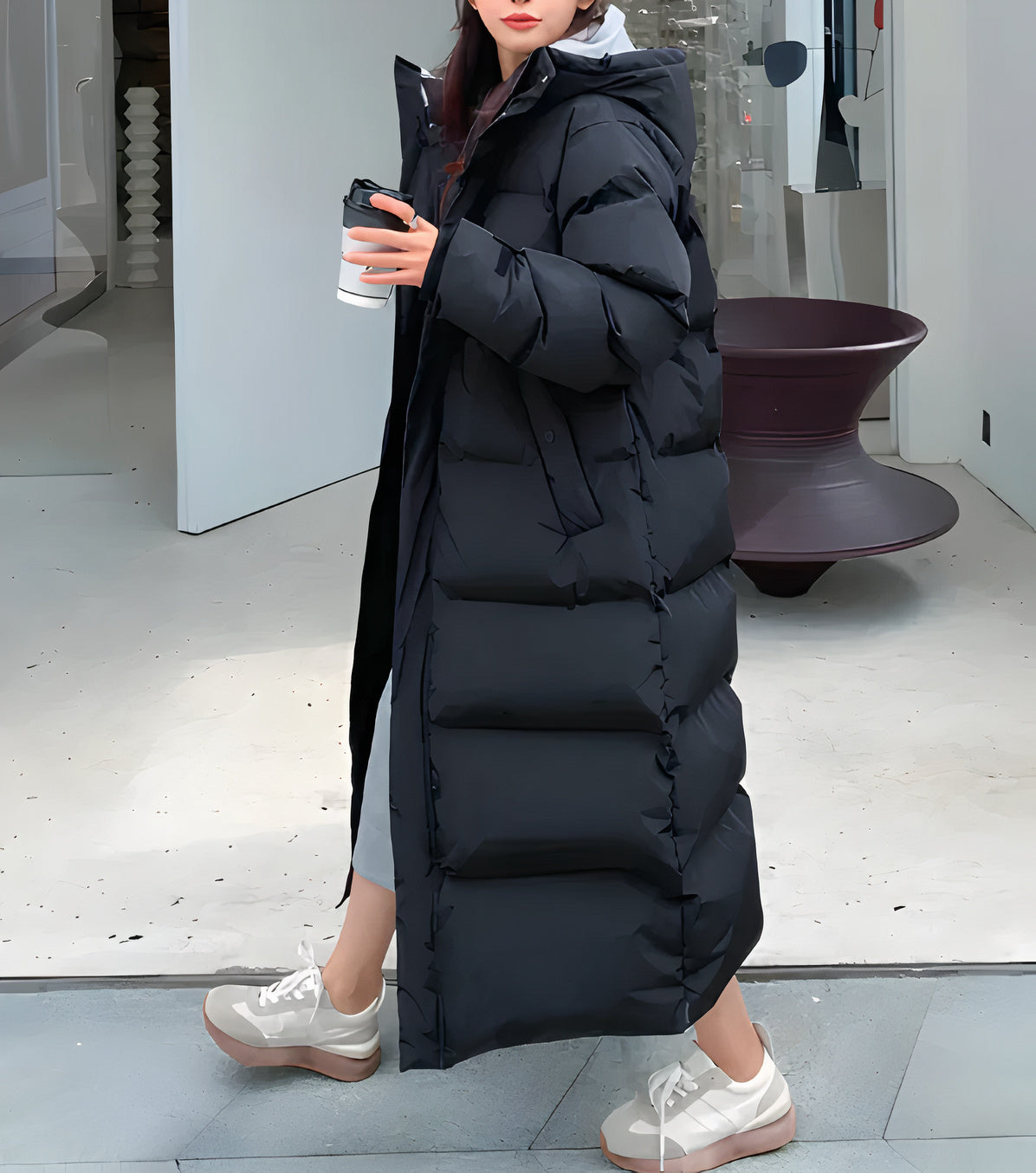 W&W | Wasser- und winddichte lange Jacke