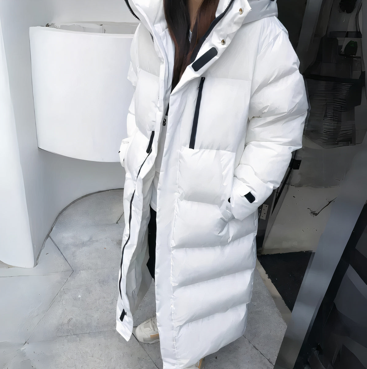 W&W | Wasser- und winddichte lange Jacke