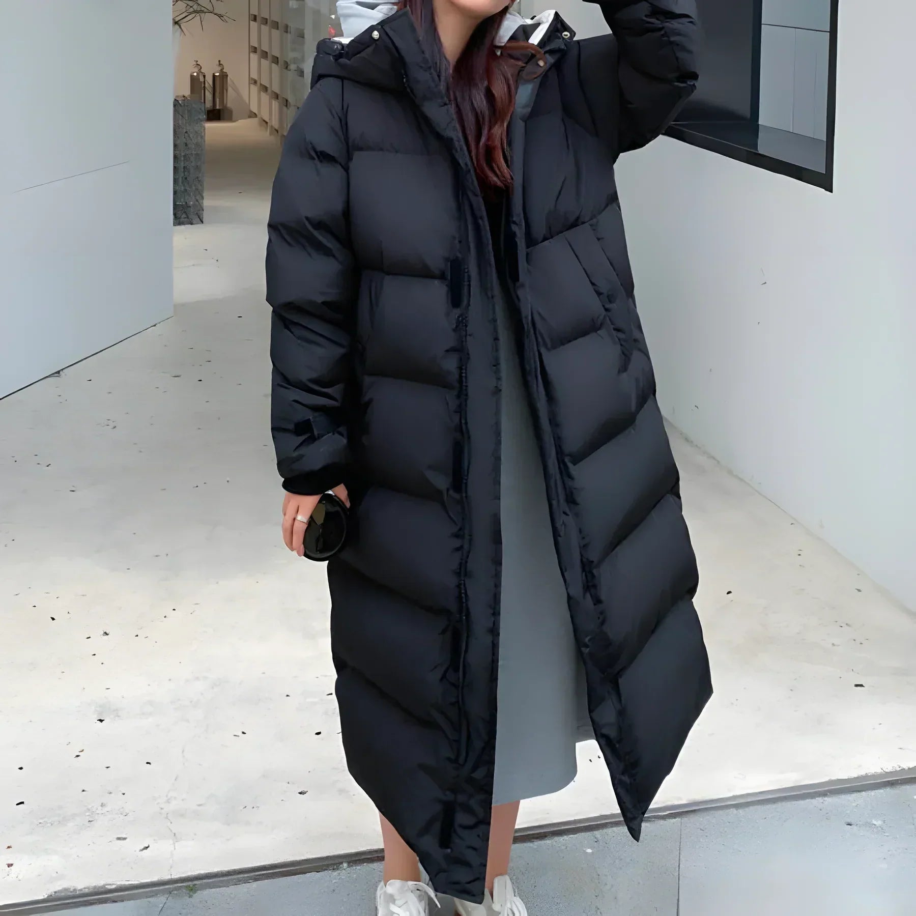 W&W | Wasser- und winddichte lange Jacke