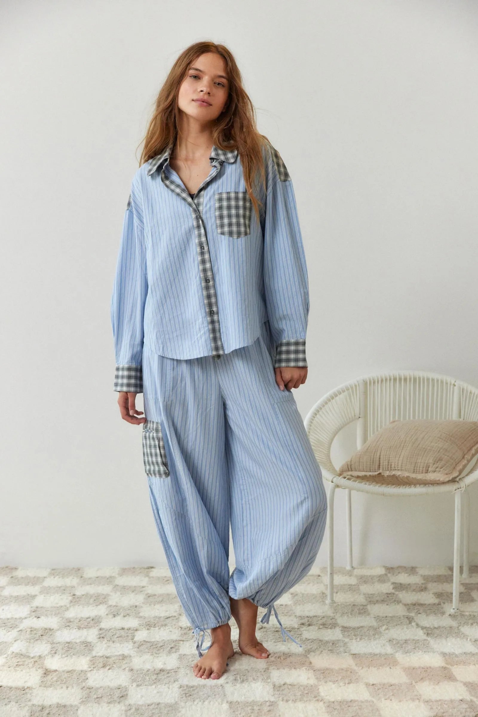 Viktoria - 2-teiliges lässiges Pyjama-Set